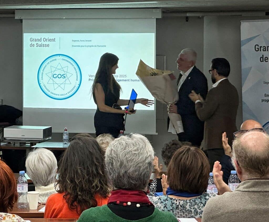 Remise du Prix de l'Engagement Humaniste 2025 à Mme Hanna Assouline